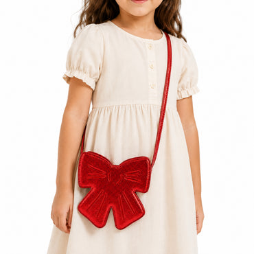 Christmas Kids Festive Side Bag - BOW