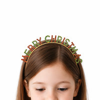 Christmas Kids Novelty Headband - MERRYChristmas Kids GEMS