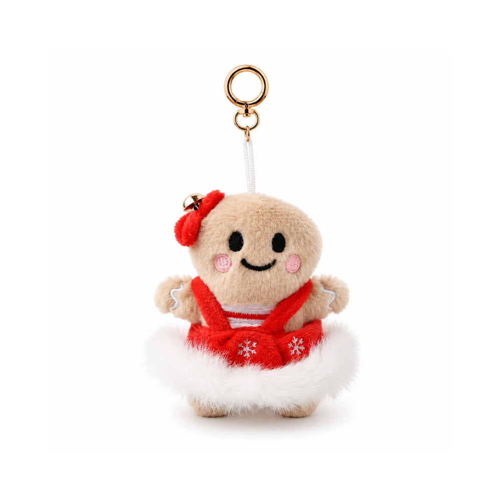 Christmas Plush Clip On - GINGERBREAD