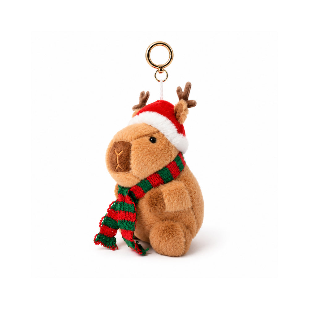 Christmas Plush Clip On - CAPIBARA