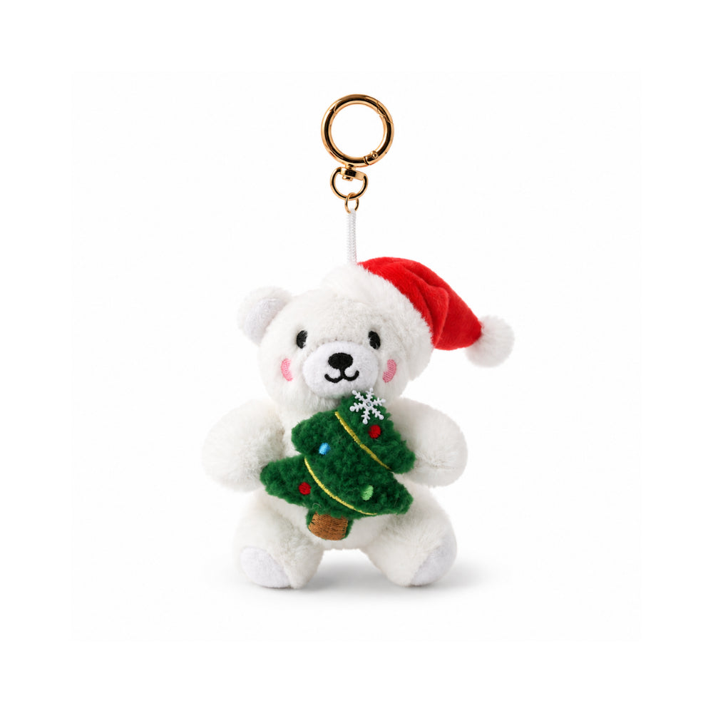 Christmas Plush Clip On - POLAR BEAR
