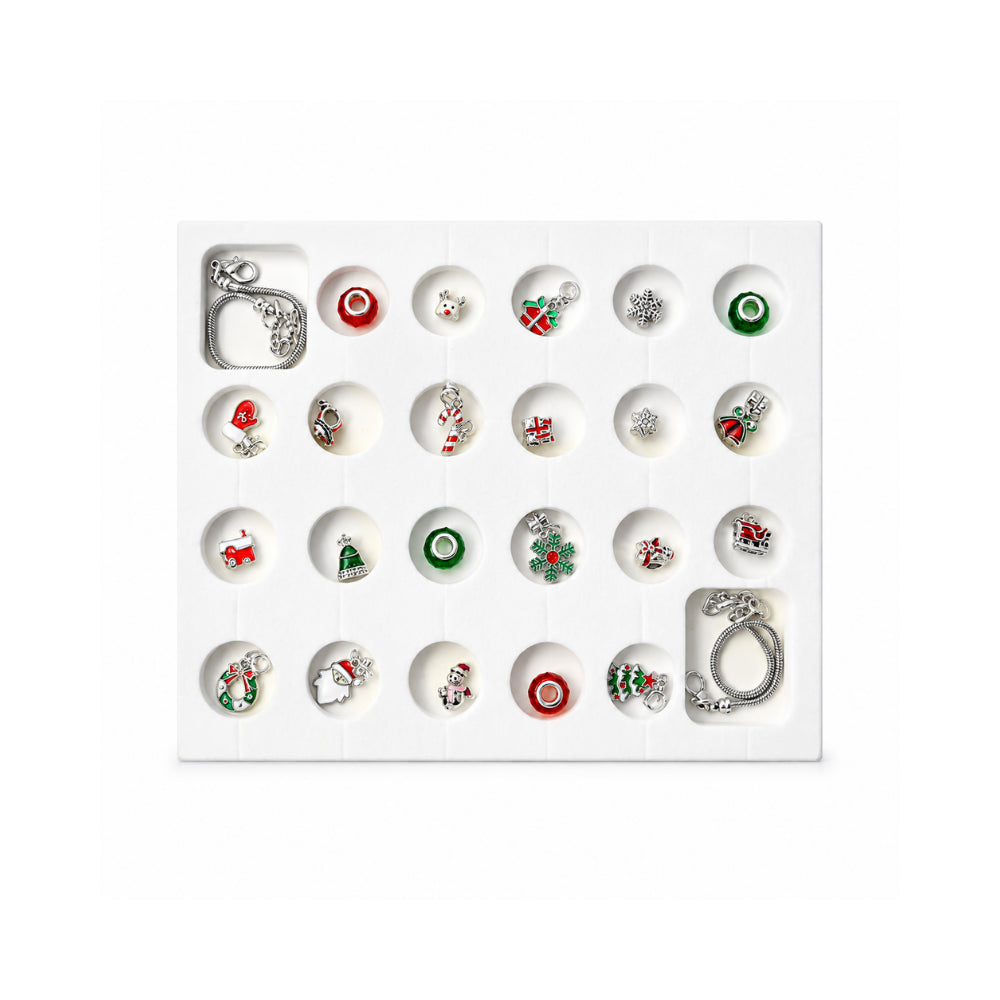 Christmas Advent Calendar - CHARM BRACELET SILVER