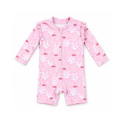 Salty Toes Series Baby Swim Frilled All in One - CORAL COVE