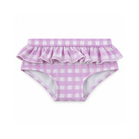 Salty Toes Series Baby Gingham Seersucker 2 Piece Set - LILAC GINGHAM