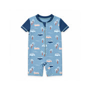 Salty Toes Series Baby Swim Short Sleeve All in One - COMBI CREW