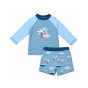 Salty Toes Series Baby Rash Vest 2 Piece Set - COMBI CREW