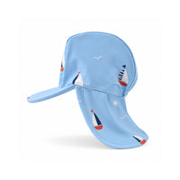 Salty Toes Series Baby Swim Sun Hat - SAIL BOATS