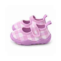 Salty Toes Series Baby Strap Beach Shoes - LILAC GINGHAM