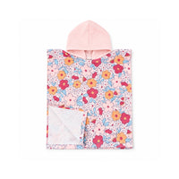 Salty Toes Series Baby Hooded Towel One Size - FLORAL