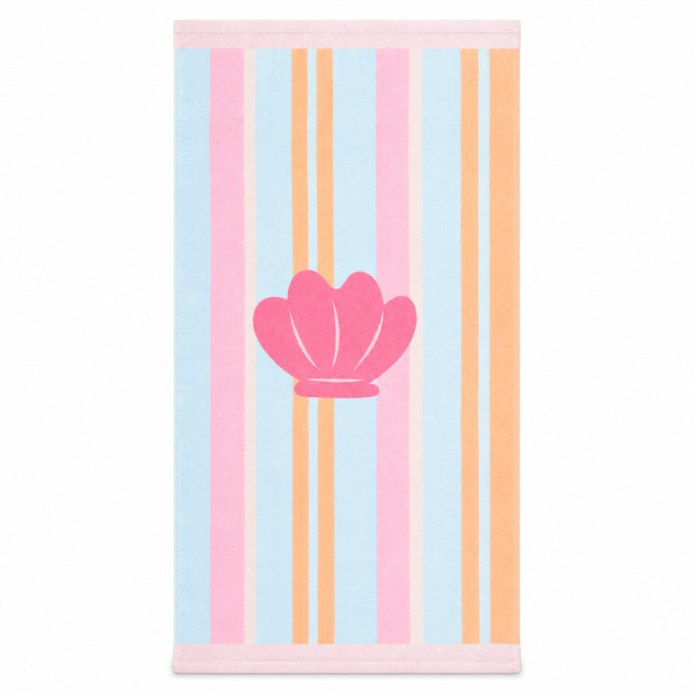 Salty Toes Series Baby Beach Towel 60cm x 120cm - SUMMER STRIPE