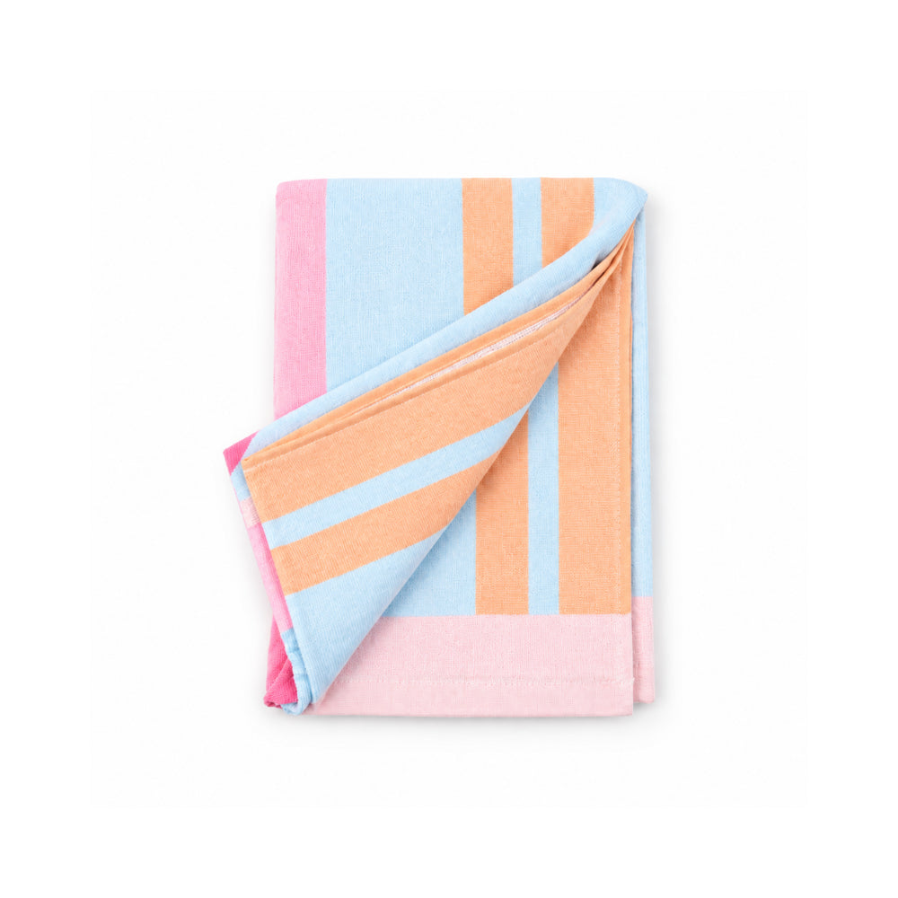 Salty Toes Series Baby Beach Towel 60cm x 120cm - SUMMER STRIPE