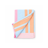 Salty Toes Series Baby Beach Towel 60cm x 120cm - SUMMER STRIPE