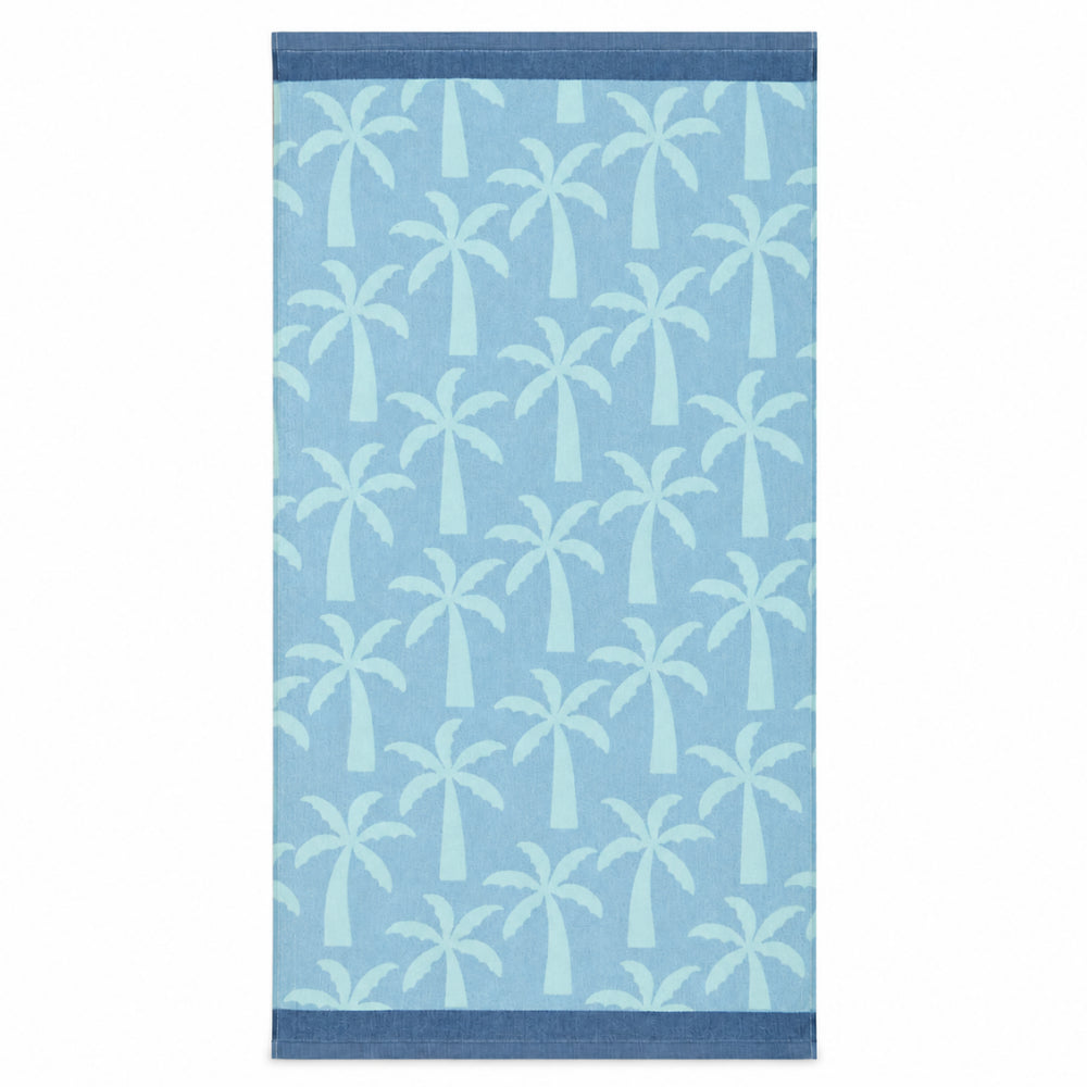 Salty Toes Series Baby Beach Towel 60cm x120cm - PALM TREES