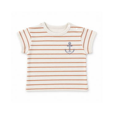 Salty Toes Series Baby Co-ord Set - ANCHOR STRIPE