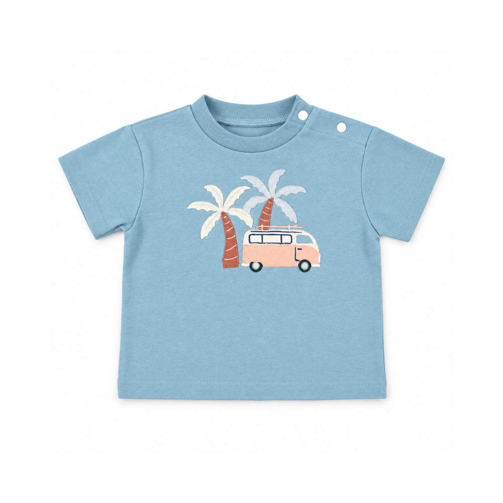 Salty Toes Series Baby Applique T-Shirt - COMBI