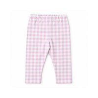 Salty Toes Series Baby Printed Legging - LILAC GINGHAM
