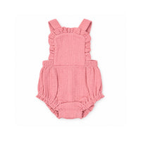 Salty Toes Series Baby Woven Frill Pinafore - ROSE