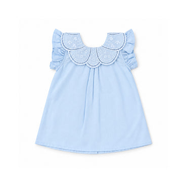 Salty Toes Series Baby Broderie Two Piece Set - BLUE