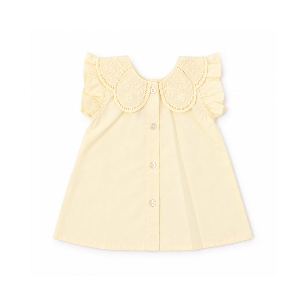 Salty Toes Series Baby Broderie Two Piece Set - CREAM