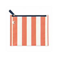 Salty Toes Series Baby Beach Swim bag - RUST STRIPE