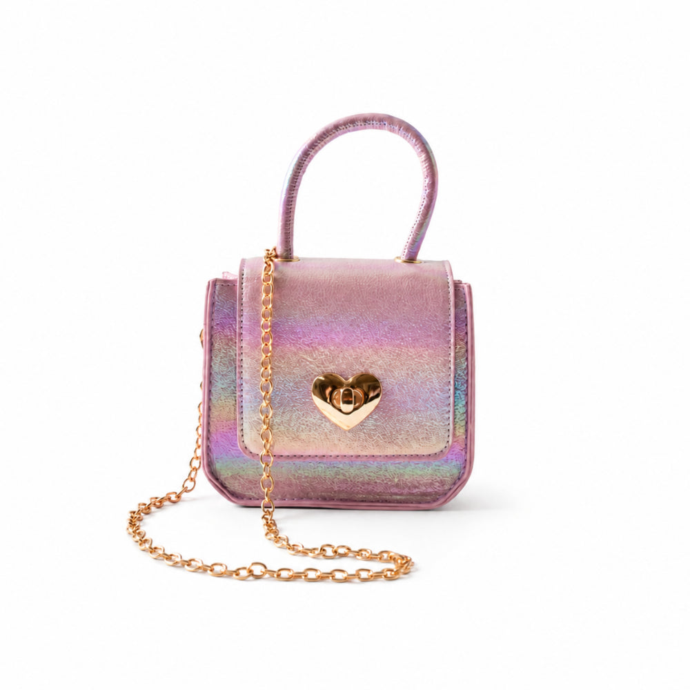 Made To Treasure Kids Side Bag - LILAC RAINBOW