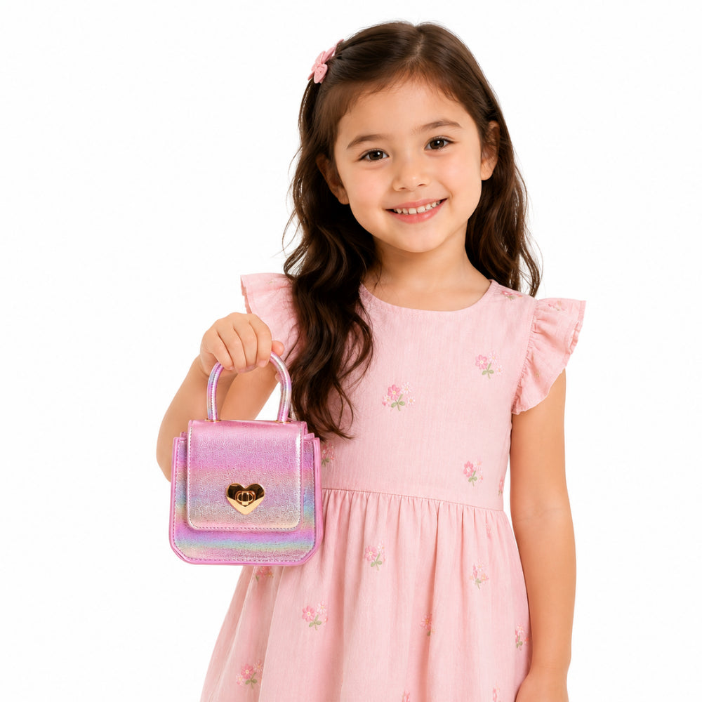 Made To Treasure Kids Side Bag - LILAC RAINBOW