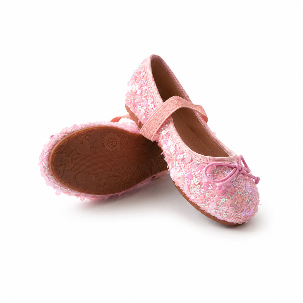 Made To Treasure Kids Ballet Flat - PINK GLITZ