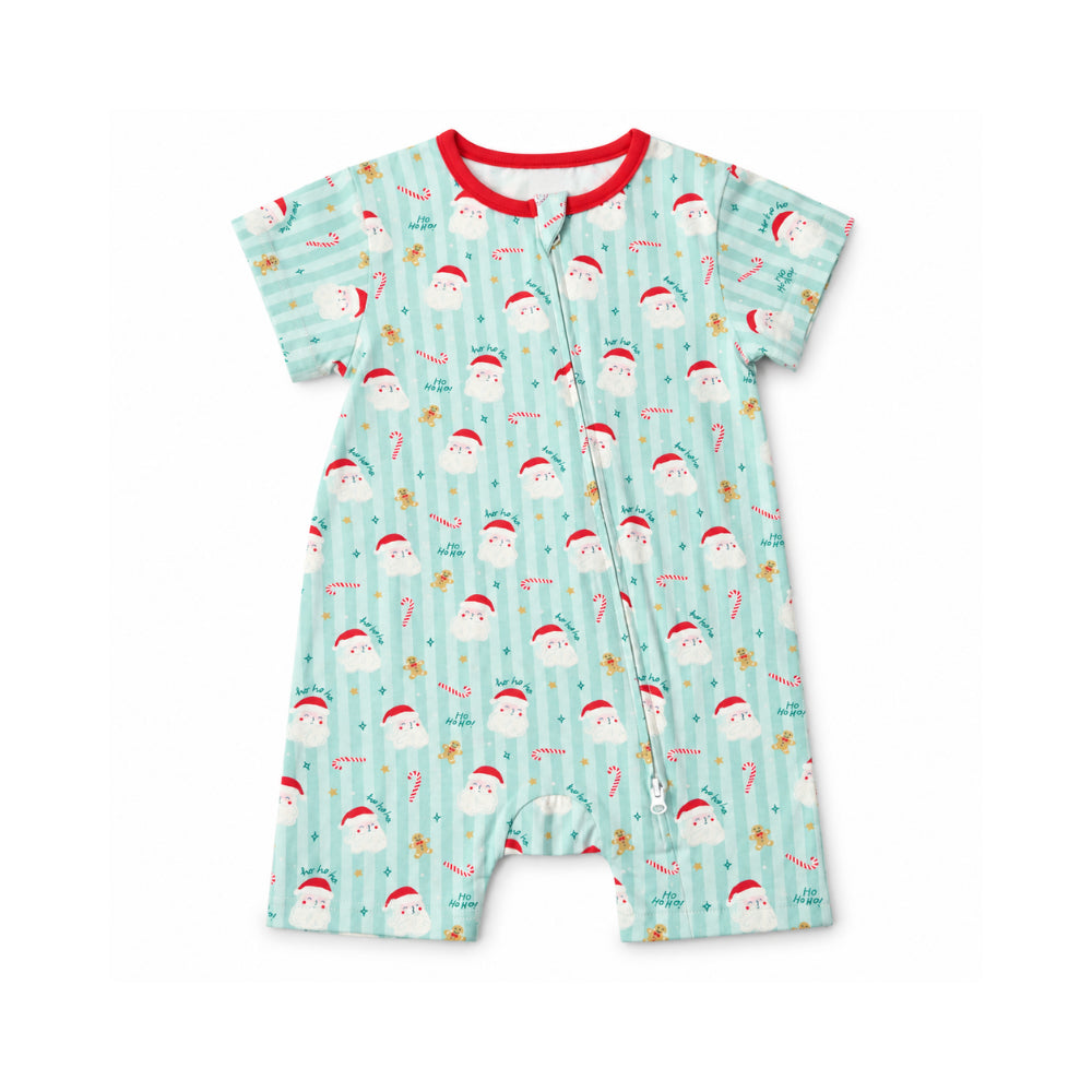 Holly Days Christmas Collection Baby Romper - HO HO HO