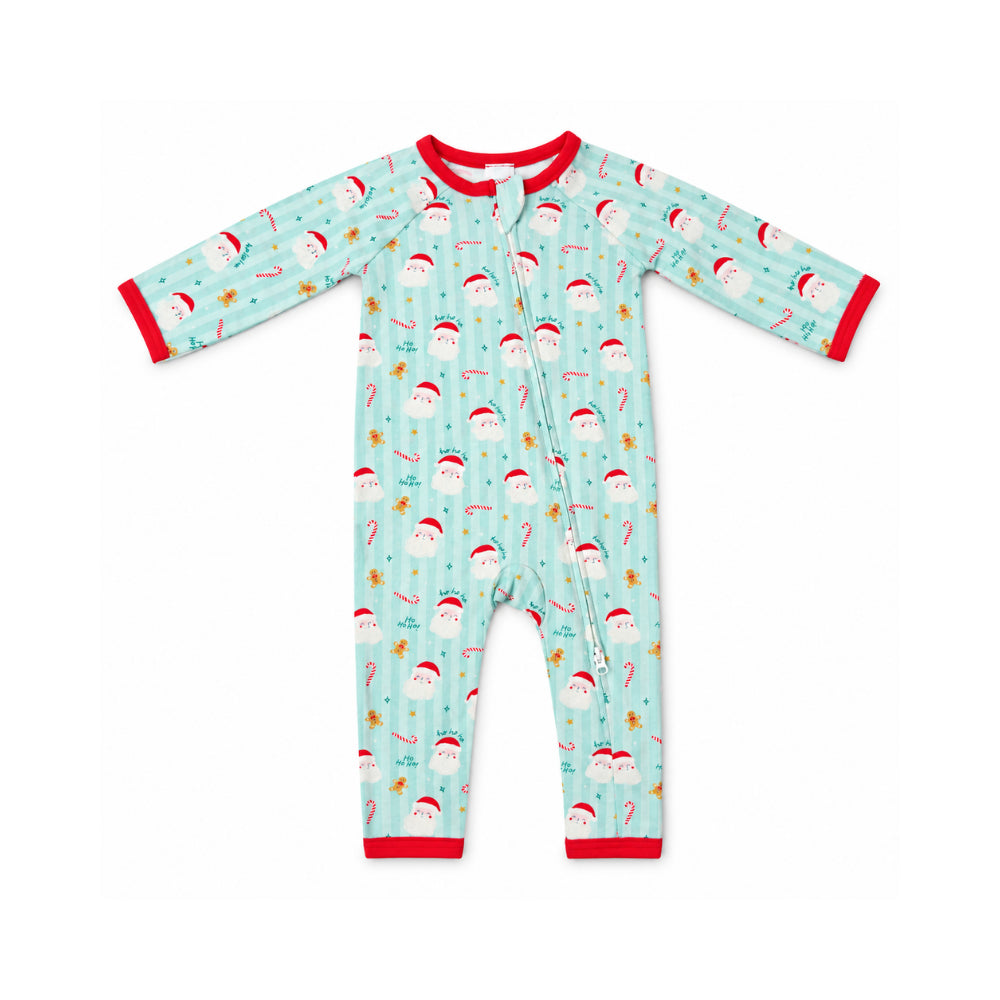 Holly Days Christmas Collection Baby Footless Growsuits - HO HO HO