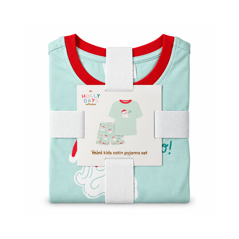 Holly Days Christmas Collection Kids Pyjama Set - HO HO HO