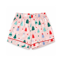 Holly Days Christmas Collection Kids Satin Pyjama Set - JOLLY TREES