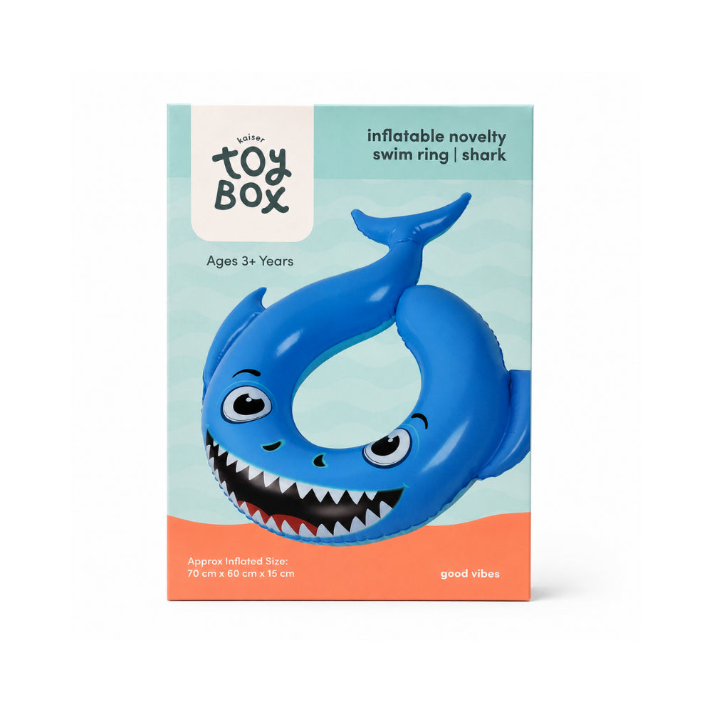 Good Vibes Kids Novelty Swim Ring - SHARK