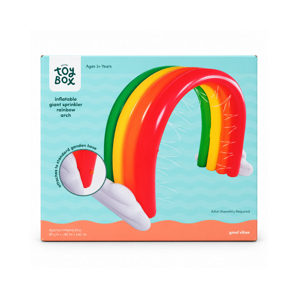 Good Vibes Kids Giant Sprinkler - RAINBOW ARCH
