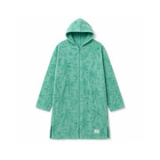 Good Vibes Kids Zip Up Hooded Towel - GREEN PALM TREE