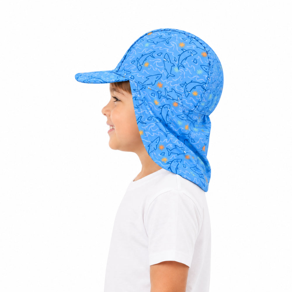 Good Vibes Kids Swim Hat - SHARK WATERS