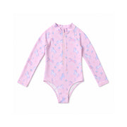 Good Vibes Kids Long Sleeve Swim Suit - UNICORN COVE