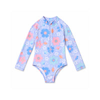 Good Vibes Kids Long Sleeve Swim Suit - DAISY DAYDREAM