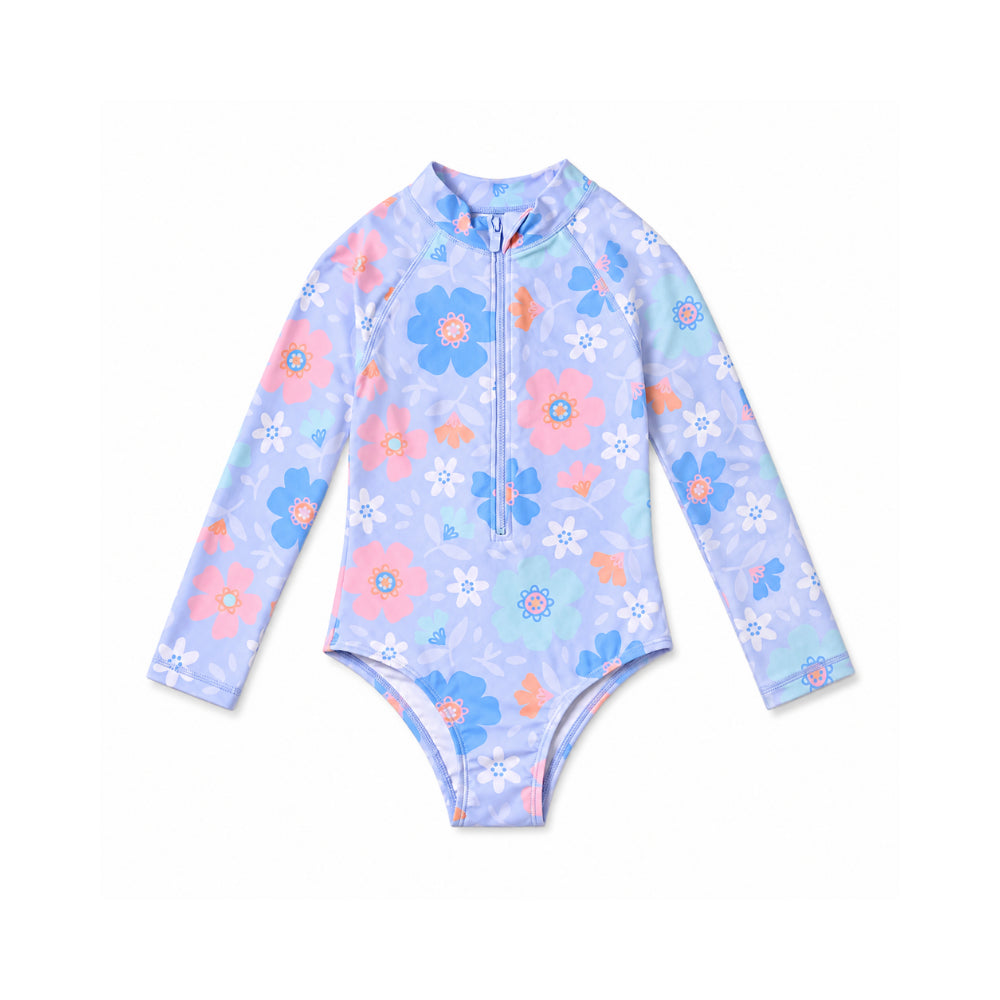 Good Vibes Kids Long Sleeve Swim Suit - DAISY DAYDREAM