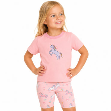Good Vibes Girls Bike Short - UNICORN COVE