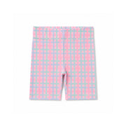 Good Vibes Girls Bike Short - SHERBET GINGHAM
