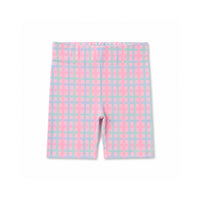 Good Vibes Girls Bike Short - SHERBET GINGHAM