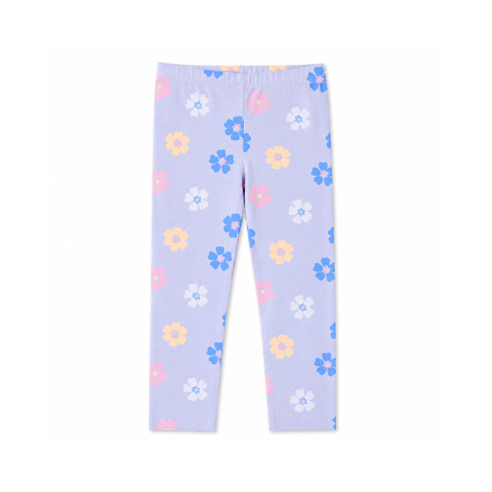 Good Vibes Girls Tights - LILAC DAISY