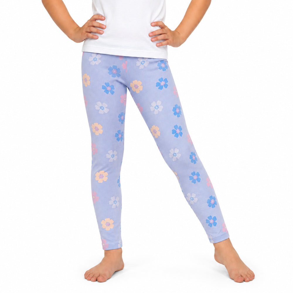 Good Vibes Girls Tights - LILAC DAISY