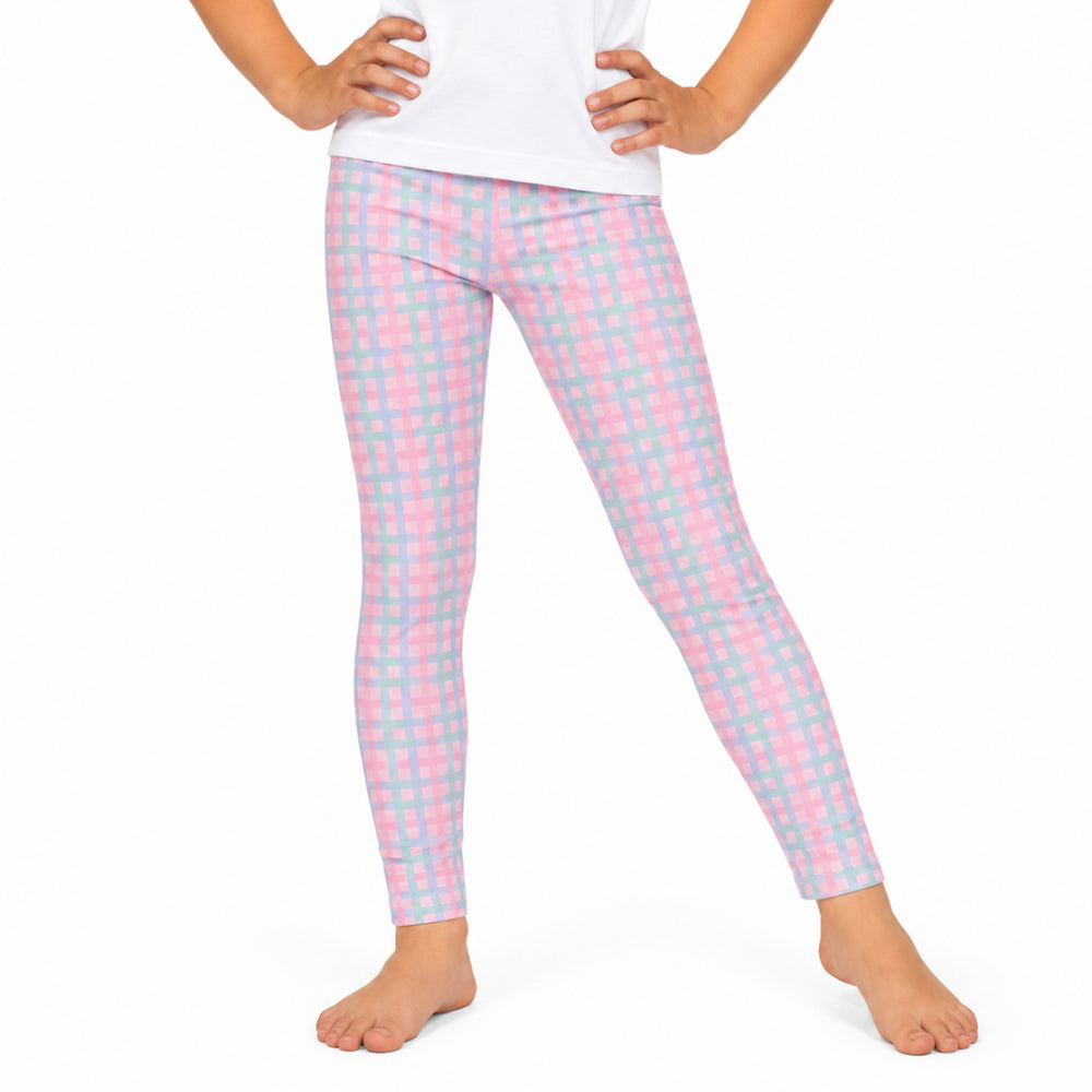 Good Vibes Girls Tights - SHERBET GINGHAM