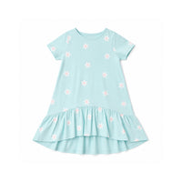Good Vibes Girls Miller Dress - MINT DAISY