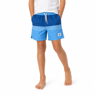 Good Vibes Boys Board Shorts - OFF SHORE STRIPE