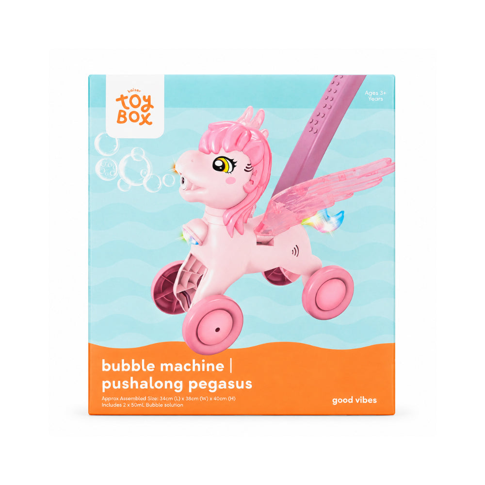 Good Vibes Bubble Machine - PUSHALONG PEGASUS