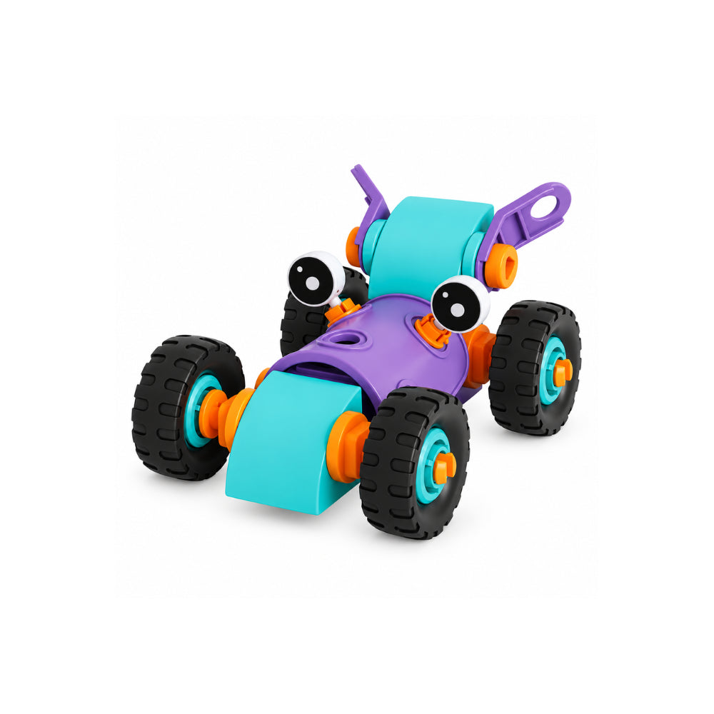 Kaiser Toy Box - Construct-i-Build 48 Pieces - PURPLE RACER
