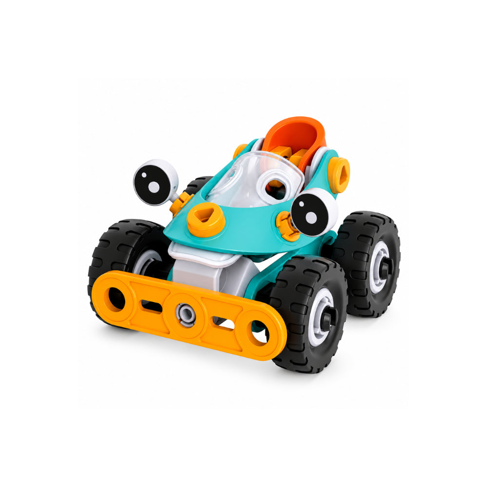 Kaiser Toy Box - Construct-i-Build 45 Pieces - ORANGE CAR