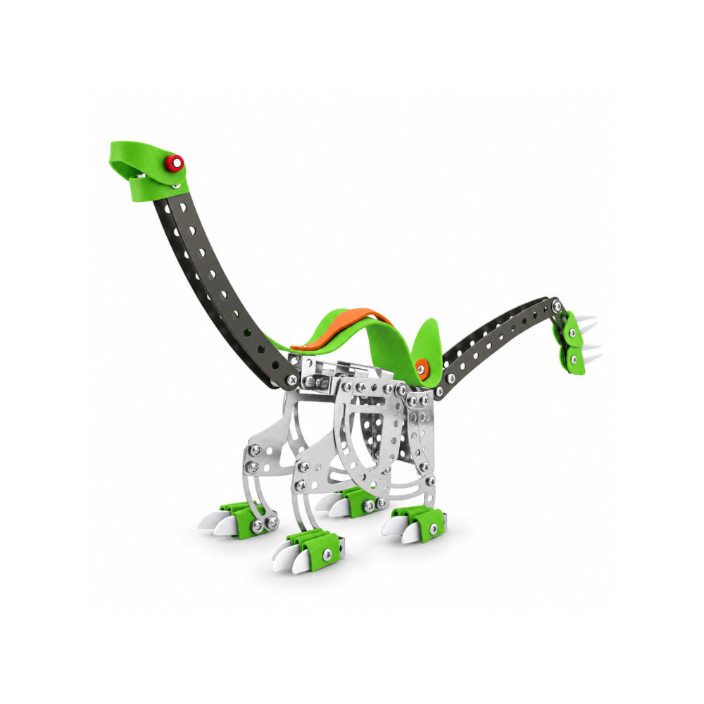 Kaiser Toy Box - Kids Metal Construction Kit 155 Pieces - BRONTOSAURUS